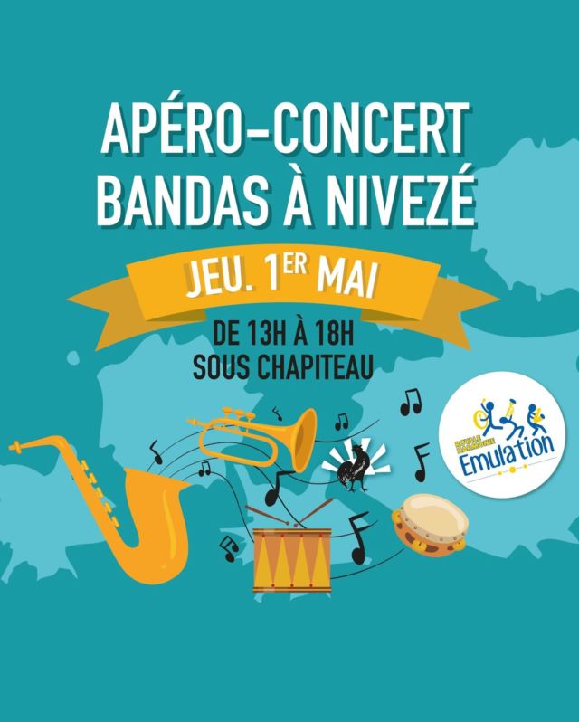 Tradition de notre trilogie du Muguet 🎉 et pour cette édition 2025, le 1er mai se loge entre notre bal du muguet et blind-test 🎤
Le magistral (et ô combien rude !) 𝐀𝐩é𝐫𝐨-𝐂𝐨𝐧𝐜𝐞𝐫𝐭 revient ce mercredi 1er mai à Nivezé ! 🎷🥁🎺

C’est ça, le vrai savoir-vivre à la Nivezétoise 🤗 
Que vous soyez enraciné ici depuis 18 générations ou fraîchement installé, c’est le moment de venir vibrer au son des cuivres, des percussions et des chants de 🎭𝐥’É𝐌𝐔𝐋𝐀𝐓𝐈𝐎𝐍 𝐃𝐄 𝐒𝐓𝐀𝐕𝐄𝐋𝐎𝐓 🎭

🔥 Emmenés par notre résident du 1er mai, le talentueux Samuel Deliège, et à peine remis du Laetare, les Stavelotains débarquent revigorés pour mettre le feu à Nivezé !

—

📍 𝐈𝐍𝐅𝐎𝐒 𝐏𝐑𝐀𝐓𝐈𝐐𝐔𝐄𝐒
🕐 Rendez-vous à 13h00
🎟️ Entrée gratuite 
🍷 Verre de l’amitié offert à chaque arrivant !

La Jeunesse de Nivezé compte sur vous pour faire de cet apéro-concert un moment festif, chaleureux et 100% villageois 🧡

—

𝐁𝐎𝐈𝐒𝐒𝐎𝐍𝐒
🍻 Pour faire frétiller vos gosiers cette année 🍻
- Softs
- Bière (& ses dérivés)
- Vins
- Val Dieu & Blanche de Liège rosée
- Sparsa IPA
- Eaux
- Blancs & accompagnements
- Amourettes
- Fleur de Franchimont
- Ratafia
- Woodberries
- GET 27
| Jetons à 2,00€ |

🍔🍟 🔥NOUVEAUTÉ 2025 - Lα Bαɾαʋαɳɳҽ 🔥
Cette année, une grande nouveauté pour vous régaler tout au long du muguet ! La Baravanne débarque devant le chapiteau avec une sélection de délices gourmands qui feront chavirer vos papilles.
Préparez-vous à découvrir votre nouveau QG food préféré du Muguet ! 🍟🍔et le 1er mai, ils vous proposeront même des glaces 🍨pour notre grand plaisir sous le soleil de mai ☀️ 
 —
𝗘𝗡𝗙𝗔𝗡𝗧𝗦
Comme d’habitude, un château gonflable sera prévu pour que les enfants s’amusent tout autant que les parents 🏰
Et pour les grands, kickers et jeux du clou ne manqueront pas à l’appel. 
 —

💪🏻 𝕄𝕦𝕘𝕦𝕖𝕥 𝕚𝕤 𝕔𝕠𝕞𝕚𝕟𝕘 💪🏻
// NIVEZÉ, GAGE DE QUALITÉ //

📆 𝐂𝐀𝐋𝐄𝐍𝐃𝐑𝐈𝐄𝐑 𝐌𝐔𝐆𝐔𝐄𝐓 𝟐𝟎𝟐𝟓
 🌱🔥 Mercredi 30 avril : 𝐵𝒶𝓁 𝒹𝓊 𝑀𝓊𝑔𝓊𝑒𝓉 
🎼📖 Vendredi 2 mai : 𝐵𝐿𝐼𝒩𝒟-𝒯𝐸𝒮𝒯 𝒳𝒳𝐿 – 𝐼𝓁 é𝓉𝒶𝒾𝓉 𝓊𝓃𝑒 𝒻𝑜𝒾𝓈 à 𝒩𝒾𝓋𝑒𝓏é...